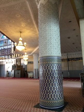 Visiting the national mosque