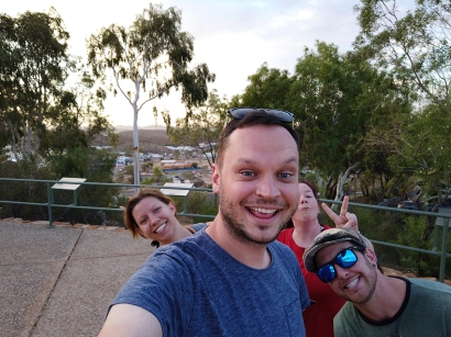 Anzac Hill with the gang <3